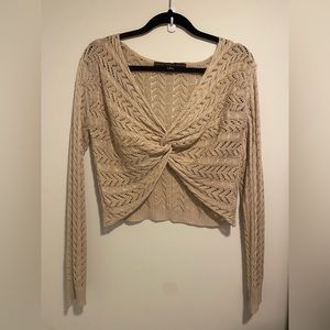 HYFVE Crocheted Long Sleeve Top